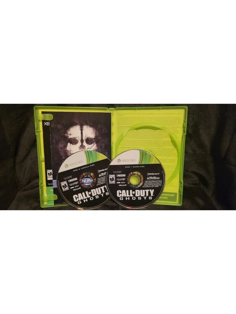 Call of Duty Ghosts Microsoft Xbox 360 2013 Military First Person Shooter Game